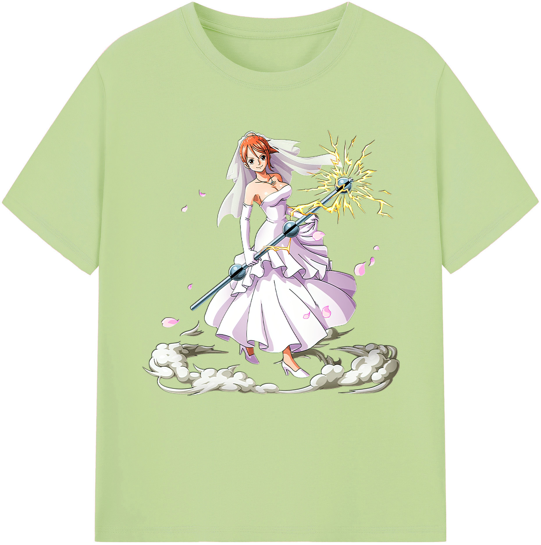 ワンピース ナミ ONE PIECE Nami 綿100％半袖Tシャツ（フロントプリント）